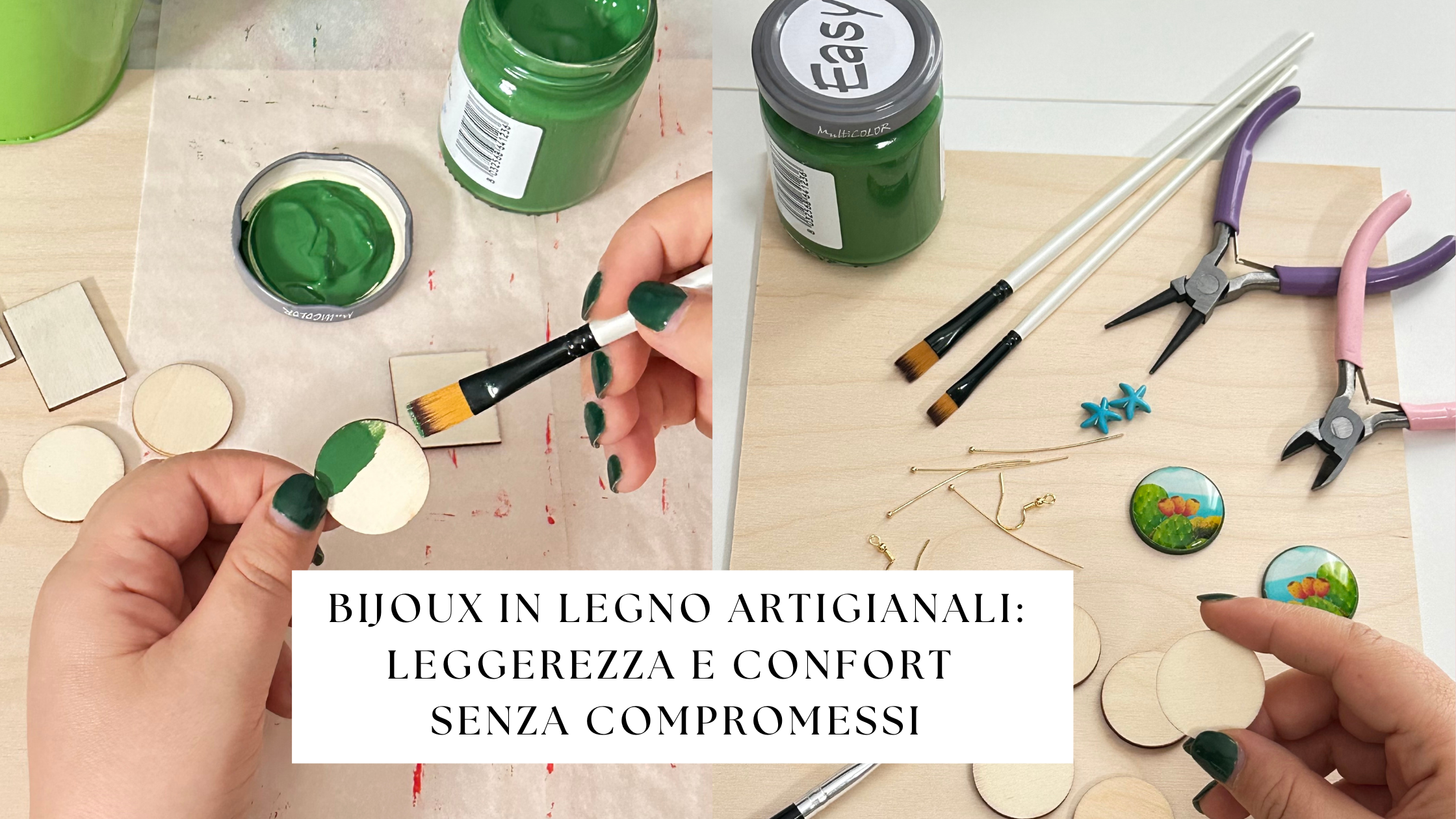 Bijoux in Legno Artigianali leggerezza e confort senza compromessi